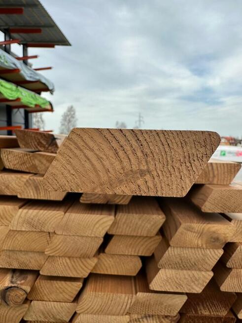 DESKA ELEWACYJNA TERMO THERMO SOSNA ROMB RHOMBUS 26x68mm