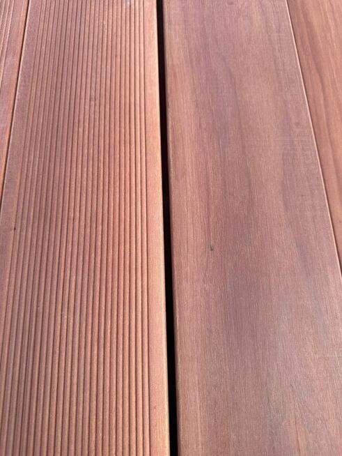 DESKA TARASOWA EGZOTYCZNA MASSARANDUBA GŁADKI RYFEL 21X145MM