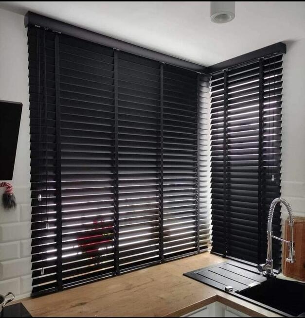 Żaluzje drewniane i bambusowe 50 i 25 mm