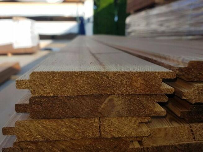 Deska drewniana thermo sosna A/B 19x140mm Profil faza (C)