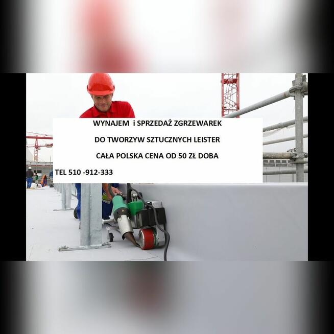 Sprzedaż i wynajem zgrzewarek, spawarek i ekstruderów Leiste