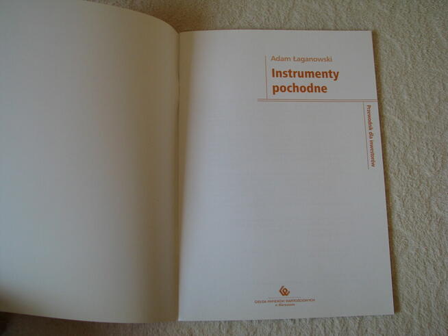 Instrumenty pochodne, Łangowski Adam GPW