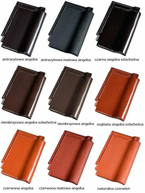 DACHÓWKA ceramiczna płaska Wienerberger Bogen niemiecka