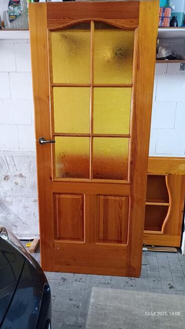 Drzwi pokojowe, drewniane,,3 szt.