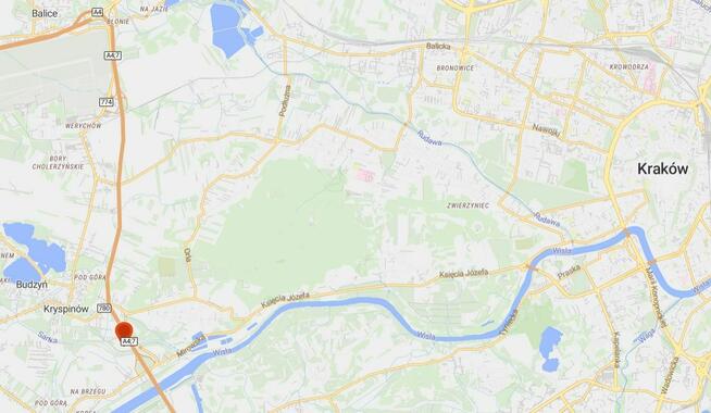 Wynajmę działkę 7000 m2 Kryspinów Wydzierżawię 70a Krysp