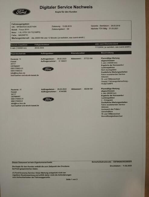 Ford Focus mk3 kombi Ledy przód i Tył Alu felgi bardzo ładny