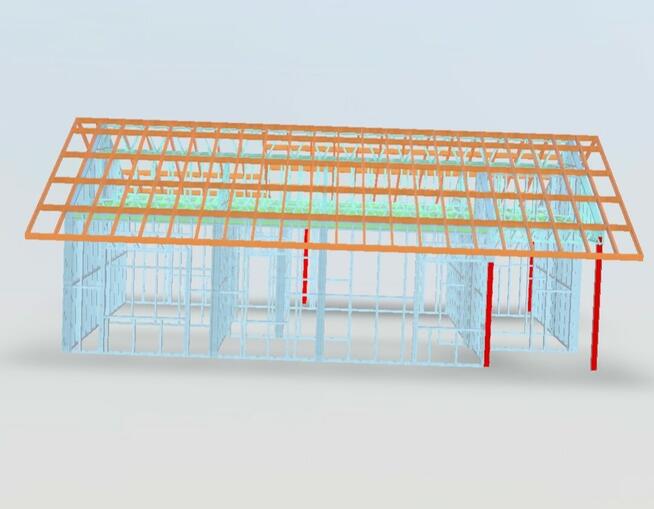 Domy, domki,budynki gospodarcze, garaże w szkielecie stalowym