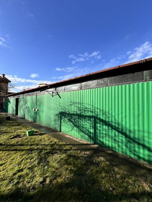 Garaż hala magazyn 20x6m 120m2 ogrodzenie