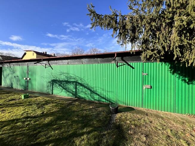 Garaż hala magazyn 20x6m 120m2 ogrodzenie