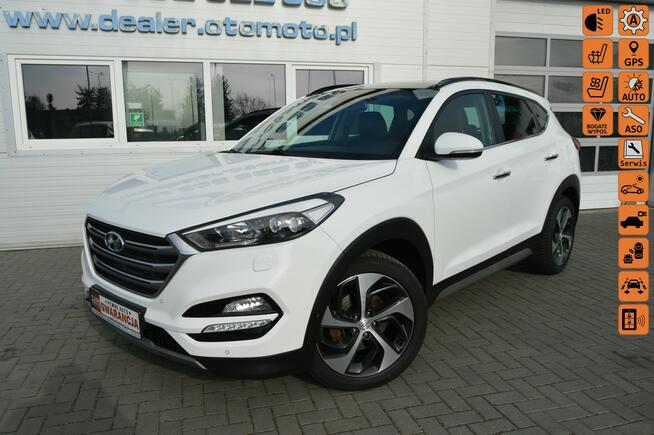 Hyundai Tucson 1.7 CRDi Automat Serwisowany w ASO LED Navi Kamera Bluetooth Euro-6b