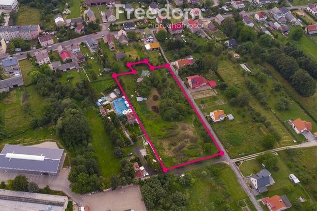 Duża działka budowlana z możliwością podziału