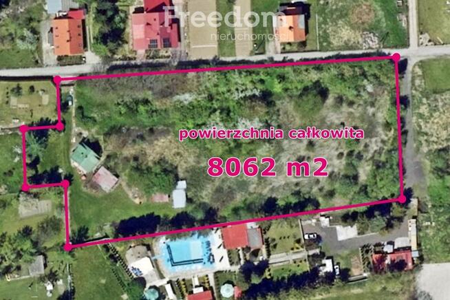 Duża działka budowlana z możliwością podziału