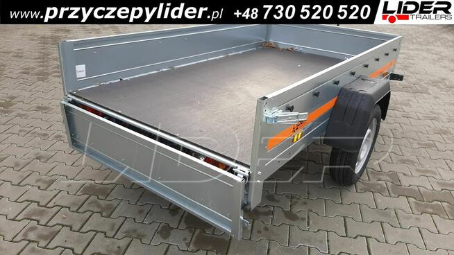TM-153 przyczepa 230x125x30cm Eco 2312 lekka jednoosiowa
