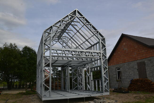 Domy, domki,budynki gospodarcze, garaże w szkielecie stalowym