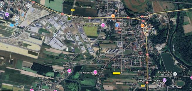 Działka 41a Zator budowlana, rekreacyjna, inwestycyjna