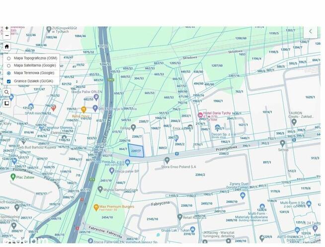 Działka inwestycyjna, Działka Tychy, woj. śląskie