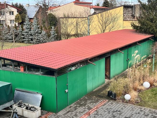 Garaż hala magazyn 20x6m 120m2 ogrodzenie