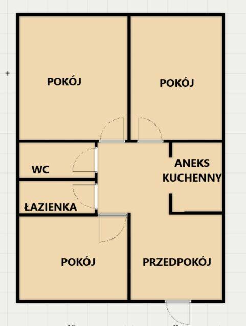 61m, Lokal mieszkalny przy ul. Sikorskiego !
