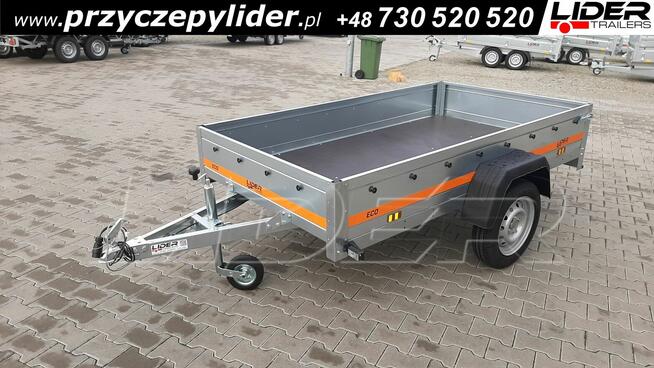 TM-153 przyczepa 230x125x30cm Eco 2312 lekka jednoosiowa