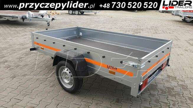 TM-153 przyczepa 230x125x30cm Eco 2312 lekka jednoosiowa