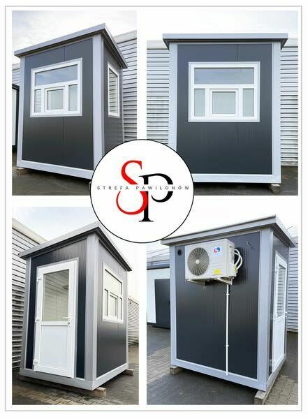 Kontener stróżówka portiernia Strefa Pawilonów Pawilon biuro