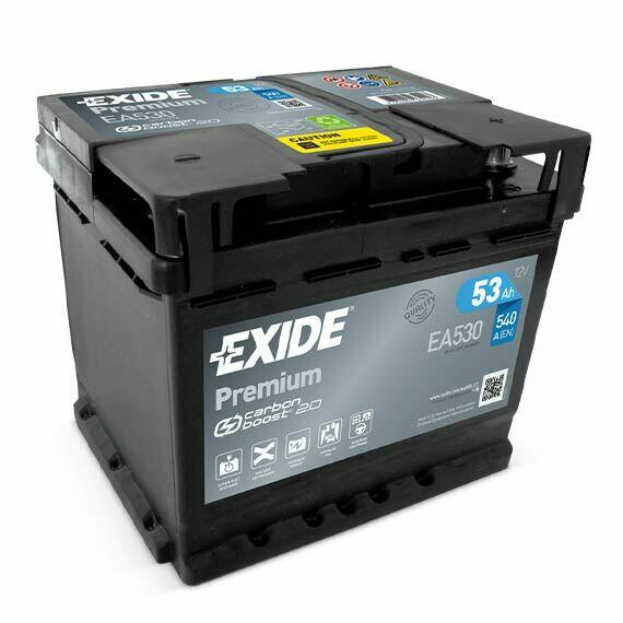 Akumulator 53Ah 540A Exide PremiumEA530 PRAWY PLUS