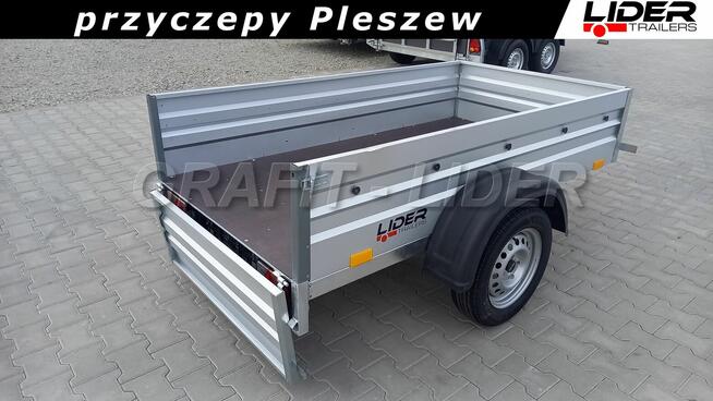 BR-100 przyczepa 205x121x39cm, BO7202 II WB, lekka 750kg