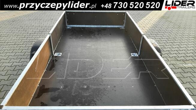 LT-107 przyczepa 244x134x35cm lekka 1 oś wzmacniana 750kg