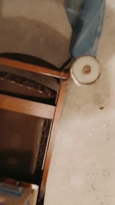 stol + 6 krzesel uzywane (prl 1972 r Swarzedz )