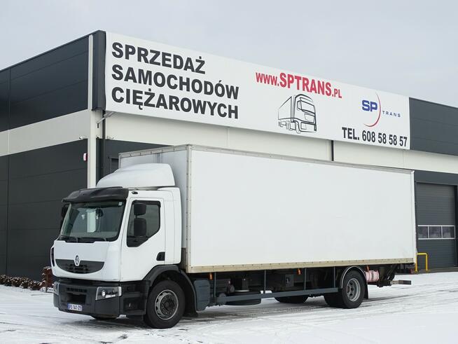 Renault PREMIUM 280DXI Kontener Sprowadzony Przebieg Udokumentowany Klimatyzacja , Winda , Poduszki 