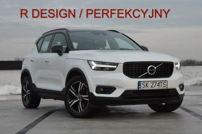 Volvo XC 40 2.0 150 KM Automat 4x4 R-Design/ LEDY/ Skóry/Kamera/Navigacja/El Klapa