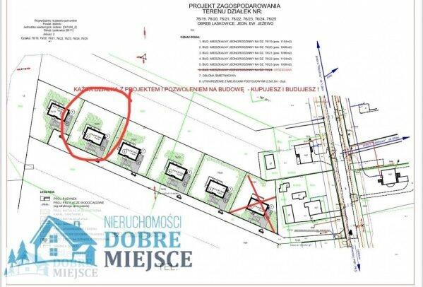 Działka budowlana Laskowice gm. Jeżewo