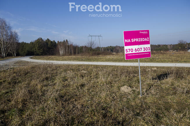 Działka 68 ar w spokojnej, zielonej okolicy