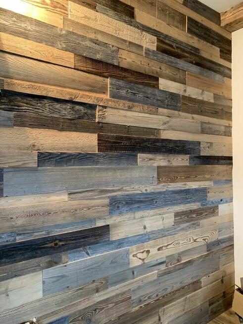 Panel ścienny 3D Dekoracyjny, unikatowe stare deski, 120 cm