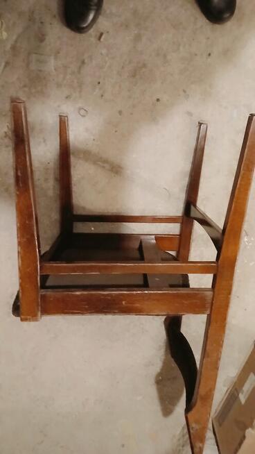 stol + 6 krzesel uzywane (prl 1972 r Swarzedz )