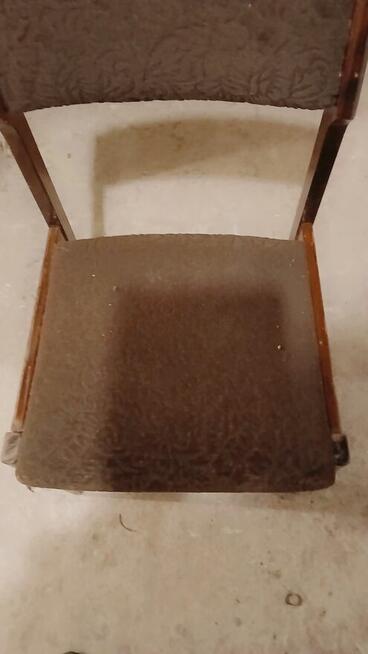 stol + 6 krzesel uzywane (prl 1972 r Swarzedz )