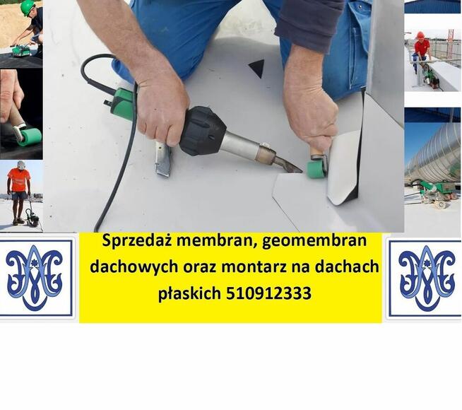 Sprzedaż membran dachowych, folii do oczek wodnych zgrzew