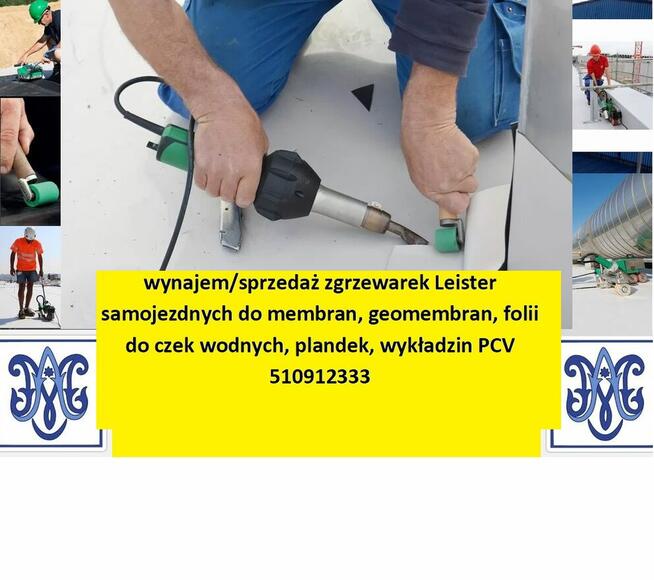 Sprzedaż wynajem usługi zgrzewanie pokryć dachowych Leister