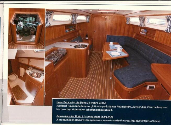 Jacht Slotta 31 - marina Gdańsk