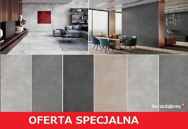 gres 120/60 cm 60/60 concrete matowy gat.1 entr PROMOCJA XXX