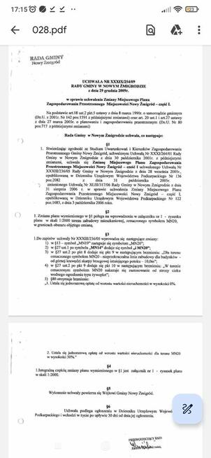 Działka budowlana Nowy Żmigród