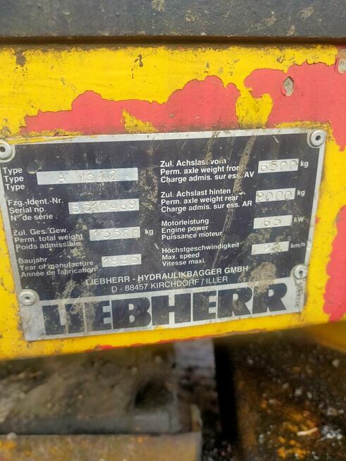 Koparka kołowa Liepher 312