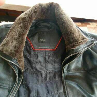 Kurtka jesienno zimowa z naturalnej skóry kozy andyjskiej