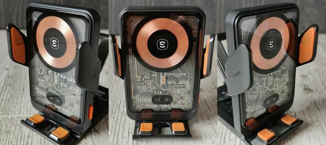 ESSAGER T11 Uchwyt / ładowarka bezprzewodowa samochodowa