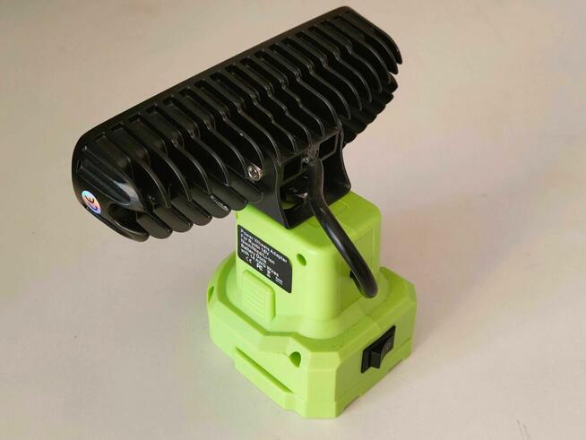 LAMPA 6 LED halogen 18W do RYOBI bardzo mocno, długo świeci