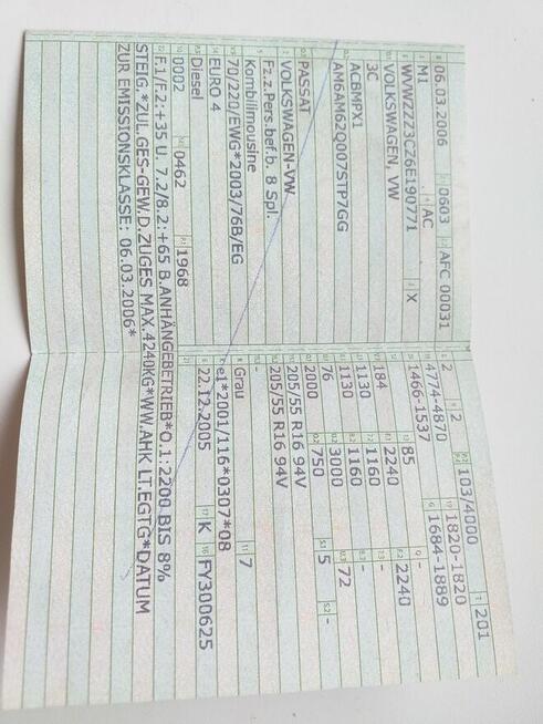 VW PASSAT B6 2.tdi, 2006, 230 tys. Kombi