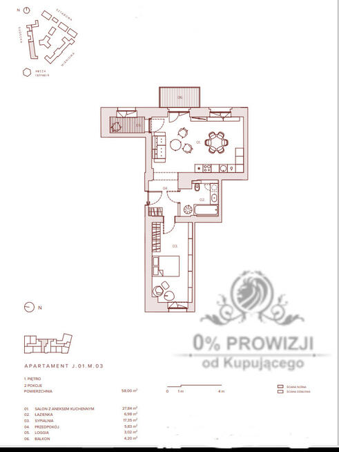 Prestiżowy Apartament w centrum Wrocław Borek