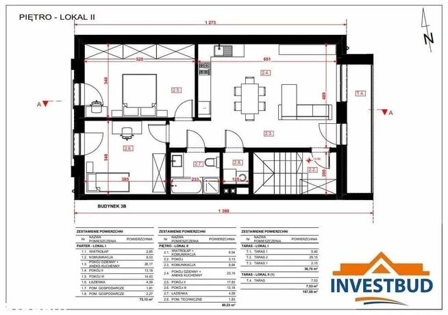 Apartament Piętro, ul. Jarzębinowa Bełchatów INVESTBUD