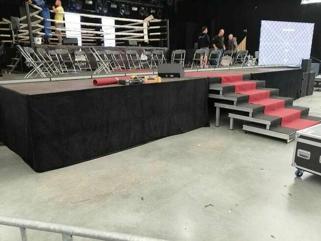 SCENA na imprezy WYNAJEM podesty sceniczne, estrada, blaty