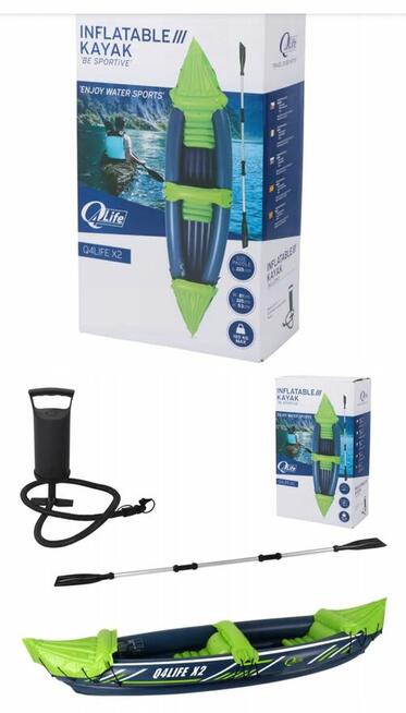 Kajak 2 osobowy nowy dmuchany